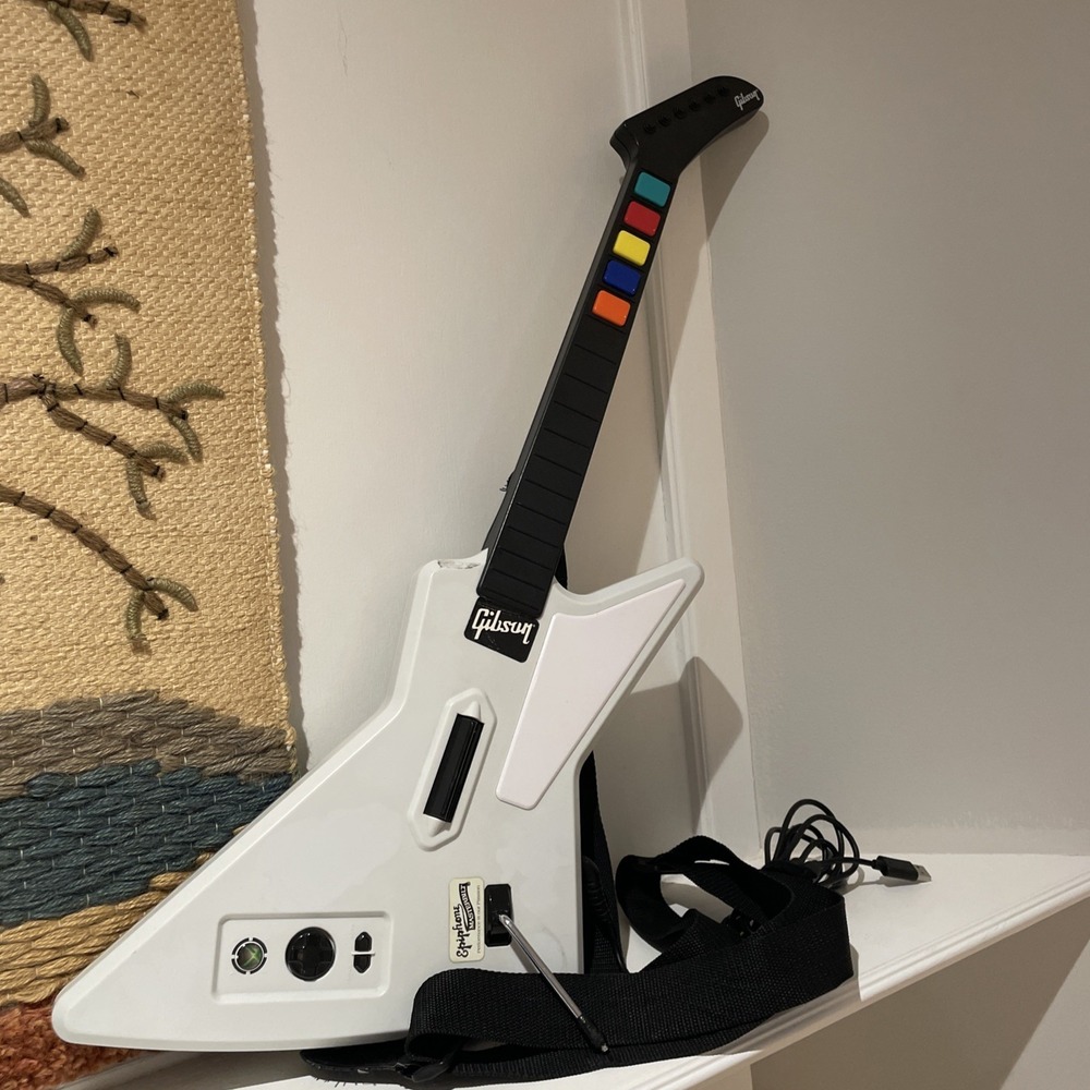 Guitar Hero Xbox 360 Xplorer Wired w Breakaway Cable RedOctane *Loose Whammy*